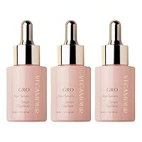 GRO Hair Serum 3-Pack, Stock Up & Save On 3-Month Supply, Get Thicker, Fuller Looking Hair In As Soon As 90 Days, Bergamot Scent, 1 fl. oz. each
