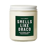 CE Craft - Smells Like Draco Scented Candle, Apple + Mahogany Scented, Draco Gift for Her, Celebrity Prayer Candle, Girlfriend Gift, Gift for Her