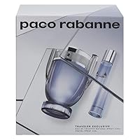 Paco Rabanne Invictus Men 2 Pc Gift Set 3.4oz EDT Spray, 0.68oz EDT Spray