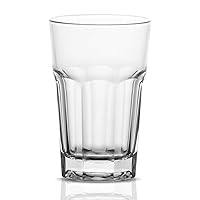Vikko Drinking Glasses, Set of 12 Juice Glasses 9.5 Oz, Thick and Sturdy Kitchen Glasses, Dishwasher Safe Highball Glass Tumbler, Heavy Duty Cups, Water Glasses