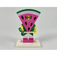 LEGO Minifigure The Movie 2 Watermelon Guy, 1pcs/Set, 8g, Green, Plastic, Role-play, Display, Collectible Toy