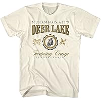 Muhammad Ali T Shirt Deer Lake Training Camp Mens Short Sleeve T Shirts Boxing Vintage Style Graphic Tees