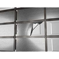 Garage Door Reflective Insulation Pre-Cut Kit: 8 Sheets of Double Bubble Insulation Panels 24 x 48 Inch Reflective Aluminum Radiant Barrier Thermal Insulation Shield with Heavy-Duty Double-Sided Tape