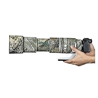 Camouflage Waterproof Lens Coat for Canon RF 200-800mm F6.3-9 is USM Rainproof Lens Protective Cover (Withered Leaf Camouflage)