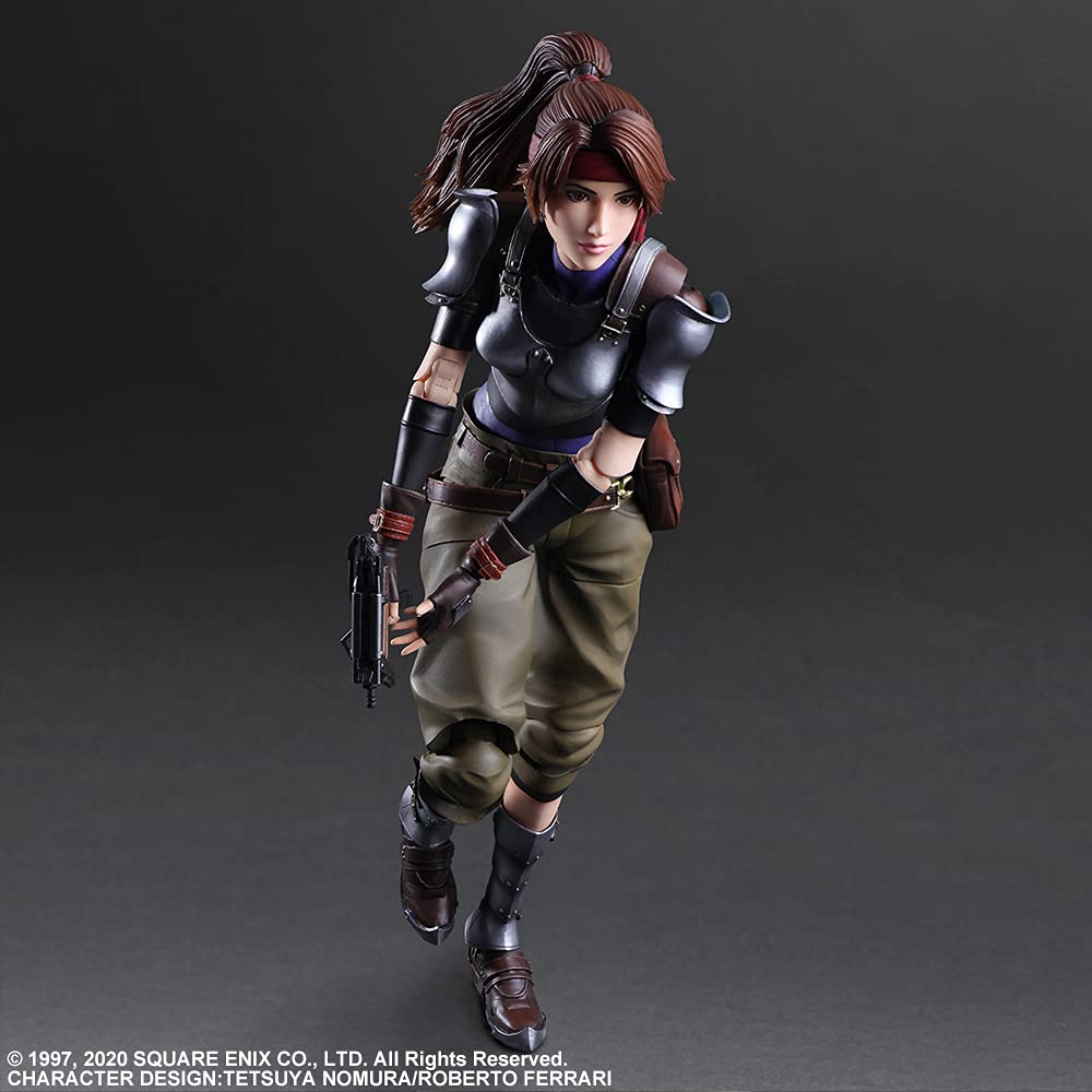 Jessie & Motorcycle Set Play Arts -Kai- Final Fantasy VII Remake Action Figure