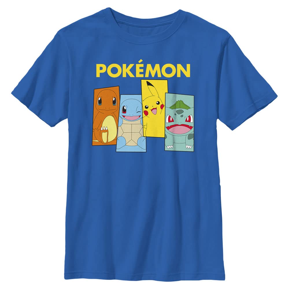 Pokemon Kids Team Kanto Boys Short Sleeve Tee Shirt