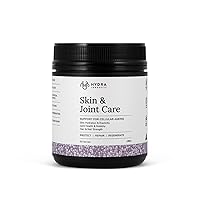 Skin & Joint Care Collagen Peptides Powder, Grass-Fed Hydrolysed Multi-Collagen Peptides Type I, II, III, Hyaluronic Acid and Biotin, Non-GMO, Vanilla Flavored, 180 Grams(30 Servings)
