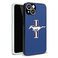 Ford Mustang Logo Protective Slim Fit Plastic Bumper Case Fits Apple iPhone 14