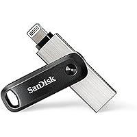 128GB iXpand Flash Drive Go for iPhone and iPad - SDIX60N-128G-GN6NE, Silver