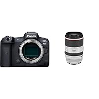 Canon EOS R5 Full-Frame Mirrorless Camera - 8K Video, 45 Megapixel Full-Frame CMOS Sensor, DIGIC X Image Processor, Up to 12 fps Mechanical Shutter (Body Only) with RF 70-200mm F2.8 L is USM Lens