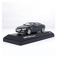 Scale Model Cars for 650i 1:43 Alloy Model Car Static Metal Diecast Model Vehicles for Collectibles Gift Toy Car Model (Color : Black)