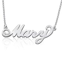 Classic Name Necklace Personalized-Custom Made Pendant Stainless steel Jewelry Gift for Her