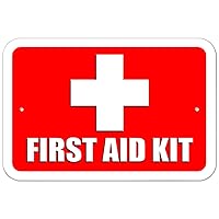 Plastic Sign First Aid Kit - 6