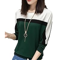Nalada Women's Sweatshirt, Loose Fit, Long Sleeve, Large Size, Stylish, Korean