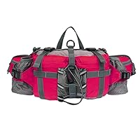 Wedge bag with outdoor slot with water bottle support for motorcycling rose rose rose