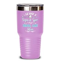 Dentist Tumbler for Women Funny Sugar and Spice and Dental Care Advice Appreciation Thank You Idea for Dental Hygienist Assistant 20 or 30 oz. Hot Col