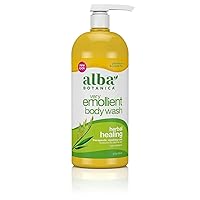 Alba Botanica Very Emollient Body Wash, Herbal Healing, 32 Oz