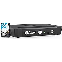 4K 16Channel Security Camera System NVR Recorder: nvr-8580 Security PoE NVR Box with 2TB HDD,24/7 Continuous Recording,Work with Swann IP 12MP/4K/5MP/4MP HD Cameras, SRNVR-168580H Swann 4K 16Channel Security Camera System NVR Recorder: nvr-8580 Security PoE NVR Box with 2TB HDD,24/7 Continuous Recording,Work with Swann IP 12MP/4K/5MP/4MP HD Cameras, SRNVR-168580H