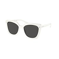 Prada PR 23ZS White/Dark Grey 54/18/145 women Sunglasses