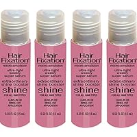 Shine - Shine Booster - Ultra-Light Weekly Super Serums for All Hair Types - 4-Pack (4 x 1/2 oz.) with Silk Protein