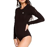 Calvin Klein Long Sleeve Bodysuit - QS6574 (Black, Small)