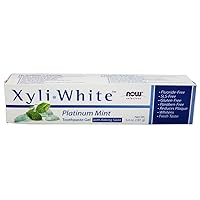 Foods Solutions Xyli White Toothpaste Gel with Baking Soda Platinum Mint - 6.4 oz