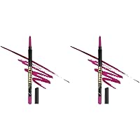 L.A. Girl Ultimate Intense Stay Auto Lipliner, Boundless Berry, 0.01 oz.,Purple,GP347 (Pack of 2)