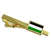 Gelsenkirchen City Germany Flag Gold-tone Tie Clip Engraved Personalised