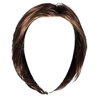 Gabor All Too Well Layered Chin-Length Wig, Textured Chic Cut Hair Wig by Hairuwear, Average Cap, GL4-8 Dark Chocolate