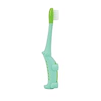 Dr. Talbot's Toddler Training Toothbrush - Soft Toddler Toothbrush for Kids - 6+ Months - Alligator