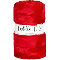 Shannon Fabrics 2 Yard Luxe Cuddle Cut Hide, Cardinal