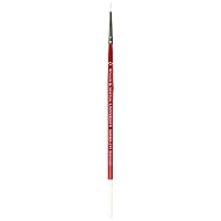 Winsor & Newton University Brush, Series 233 Round, SH #0, Red,white