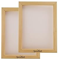 Speedball Screen Printing Frame Combo, 12 x 18 Inches and 16 x 20, 110 10 Monofilament