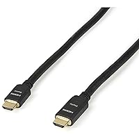 StarTech.com 98ft (30m) Active HDMI Cable - 4K High Speed HDMI Cable with Ethernet - CL2 Rated for In-Wall Install - 4K 30Hz Video - HDMI 1.4 Cord - For HDMI Monitor, Projector, TV, Display (HDMM30MA)