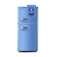 TY-FLS-80G-BLUE-35-ZQL3 Mini Fridge with Freezer, Blue