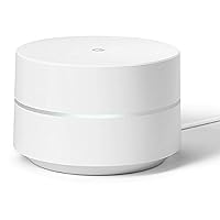 Google WiFi System, 1-Pack - Router Replacement for Whole Home Coverage - NLS-1304-25,white Google WiFi System, 1-Pack - Router Replacement for Whole Home Coverage - NLS-1304-25,white