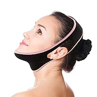 (TM) V Line Face Slimming Mask Chin Lifting Belt Sagging Skin Double Chin Reducer Face Lift V Shaped Contour Strap Reusable Anti-Wrinkle Chin Up Patch