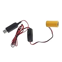5V2A USB to 1.5V LR14 C Eliminators Replacing 1pc 1.5V C for Toy Stove Flashlights Water Heater USB Powered LR14 C