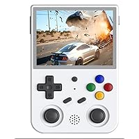 RG353V Handheld Game Console, 3.5-inch HD, 16G+256G with 34000 Games, for Boys and Girls