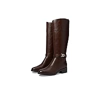 Tommy Hilfiger Women's IONNI Knee High Boot, Cognac 200, 6.5