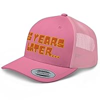 NG 25 Years Later Meme Birthday Embroidered Curved Bill Trucker Hat Mid Crown Adjustable Birthday Gift