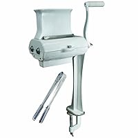 Weston Manual Cuber/Tenderizer , Coated Cast Aluminum Construction, Includes Tongs,White