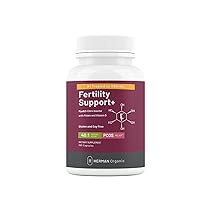 Myo-Inositol & D-Chiro Inositol - Hormonal Mood Support for Ovarian & Reproductive Health - 180 Capsules - Women's Hormone Supplement - Egg Fertility Supplements - by Herman Organic
