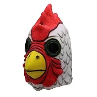 2018 Exclusive Latex Cartoon Rooster Head Halloween Chicken Costume Mask