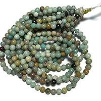 AAA Natural 1 Strand Multi Amazonite Gemstone Beads for Jewelry Making |6 mm Amazonite Round Beads | AmazonitePlain Round Loose Beads |15