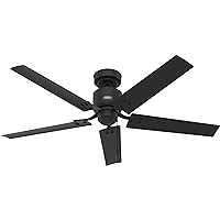 Hunter Fan Company 51459 Windbound Ceiling Fan, 52, Matte Black
