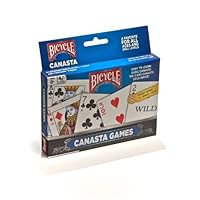 Poker Size (3.5 By 2.5 Inches) - Bicycle Canasta Games Playing Cards by Bicycle