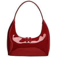 RED Underarm Bag Y2k Chic Purses Pretty Christmas Gift Leather Bag On Fire Sparkly Crossbody Bags for Women Hobo Bag 2024