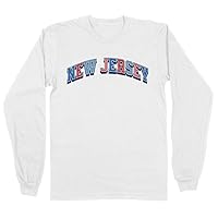 TeesAndTankYou USA New Jersey Long Sleeve Shirt Unisex