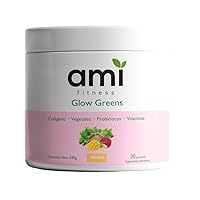 Glow Greens Green Powder with Collagen- 30ct (Mango)